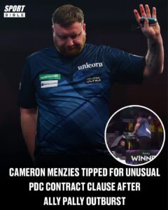 DARTS IN TOTAL MELTDOWN! Cameron Menzies QUITS as Explosive PDC